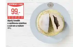 Globus Restaurace Alpský knedlík s vanilkovou omáčkou s cukrem a mákem nabídka