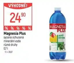 Globus Magnesia Plus sycená ochucená minerální voda nabídka
