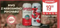 Globus Budweiser Budvar Original, Budvar 33 světlý ležák nabídka