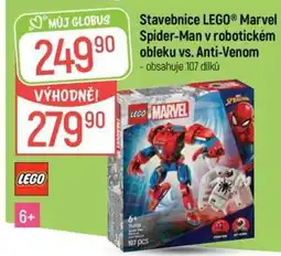 Globus Lego stavebnice lego marvel spider-man v robotickém obleku vs. anti-venom nabídka
