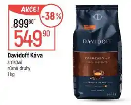 Globus Davidoff káva nabídka