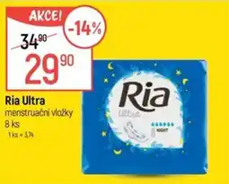 Globus Ria Ultra menstruační vložky nabídka