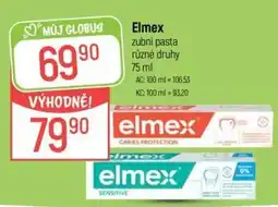 Globus Elmex zubní pasta různé druhy nabídka