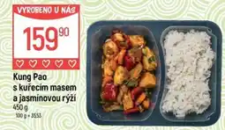Globus Kung Pao s kuřecím masem a jasminovou rýží nabídka