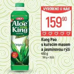 Globus Kung Pao s kuřecím masem a jasminovou rýží nabídka