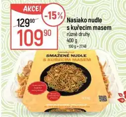 Globus Nasiakofood smažené nudle s kuřecím masem nabídka
