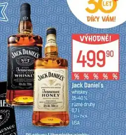 Globus Jack Daniel's whiskey nabídka