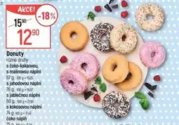 Globus Donuty různé druhy nabídka