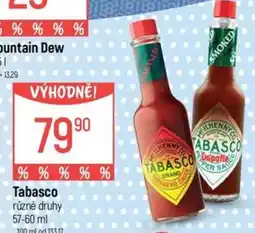 Globus Tabasco různé druhy nabídka