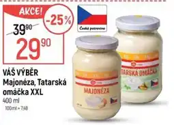 Globus Vitale Majonéza, Tatarská omáčka XXL nabídka