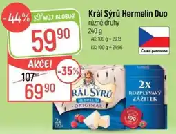Globus Král Sýrů Hermelín Duo nabídka