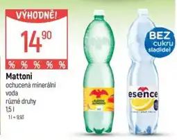 Globus Mattoni ochucená minerální voda nabídka