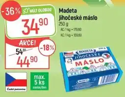 Globus Madeta jihočeské máslo nabídka