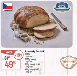Globus Česká potravina Královský bochník nabídka