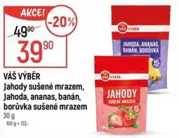 Globus Váš výběr jahody sušené mrazem nabídka