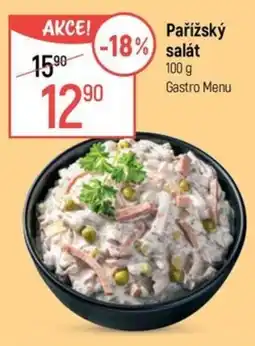 Globus Gastro Menu Pařížský salát nabídka