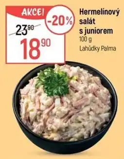 Globus Lahůdky Palma hermelínový salát s juniorem nabídka