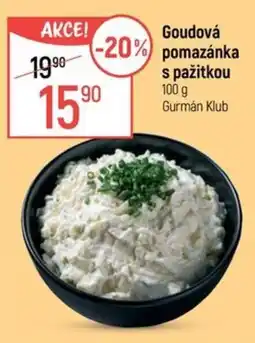 Globus Gurman klub goudová pomazánka s pažítkou nabídka