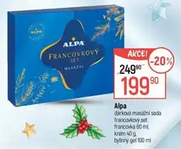 Globus Alpa francovkový set masážní nabídka