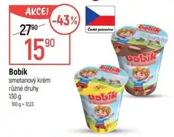 Globus Bobík smetanový krém různé druhy nabídka