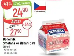 Globus Bohemilk Smetana ke šlehaní 33% nabídka