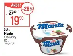 Globus Zott Monte nabídka