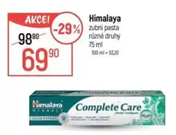 Globus Himalaya zubní pasta nabídka