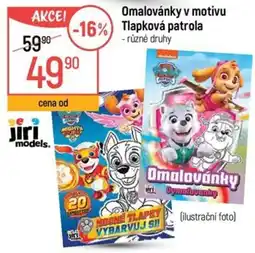 Globus Jiri models Omalovánky v motivu Tlapková patrola nabídka