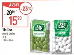 Globus Tic Tac různé druhy nabídka