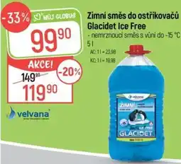 Globus Velvana zimní směs do ostřikovačů nabídka