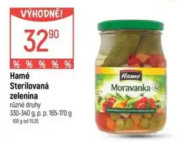 Globus Hamé sterilovaná zelenina nabídka