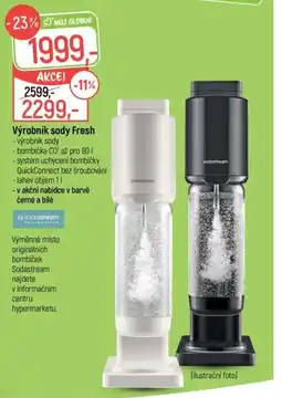 Globus Sodastream výrobník sody Fresh nabídka