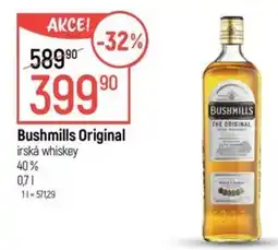 Globus Bushmills Original irská whiskey nabídka
