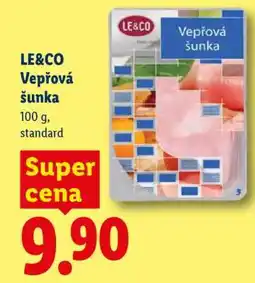 Lidl LE&CO Vepřová šunka nabídka