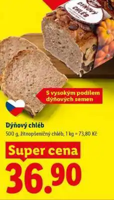 Lidl DÝŇOVÝ CHLÉB nabídka