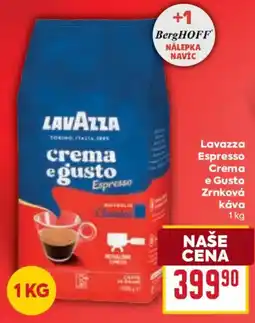 Billa Lavazza espresso crema e gusto nabídka