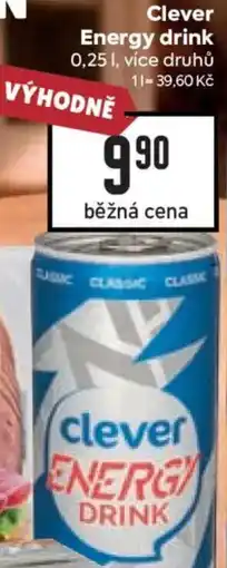Billa Clever Energy drink nabídka