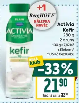 Billa Activia kefir nabídka