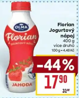Billa Olma floriant jogurtovy napoj jahoda nabídka