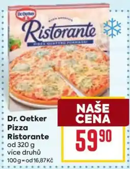 Billa Dr. Oetker Pizza Ristorante nabídka