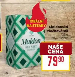 Billa Maldon vločková sůl nabídka