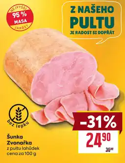 Billa Šunka Zvonařka nabídka