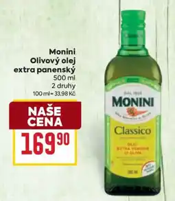 Billa Monini olivový olej extra panenský nabídka
