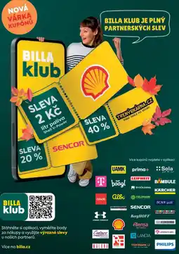 Billa Shell V-Power nabídka