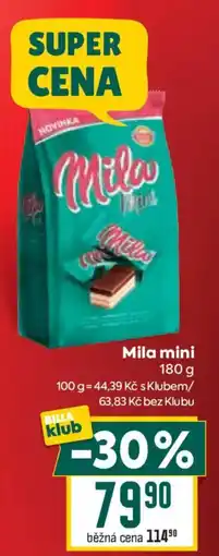 Billa Mila mini nabídka
