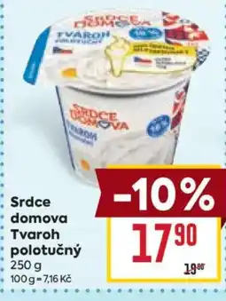 Billa Srdce domova Tvaroh polotučný nabídka
