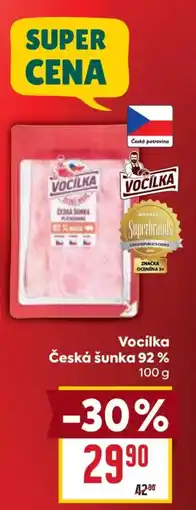 Billa Vocílka česká šunka nabídka