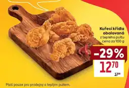Billa Kuřecí křídla obalovaná nabídka