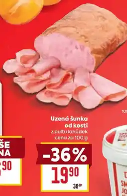 Billa Uzená šunka od kosti z pultu lahůdek nabídka