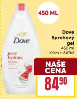 Billa Dove sprchový gel nabídka